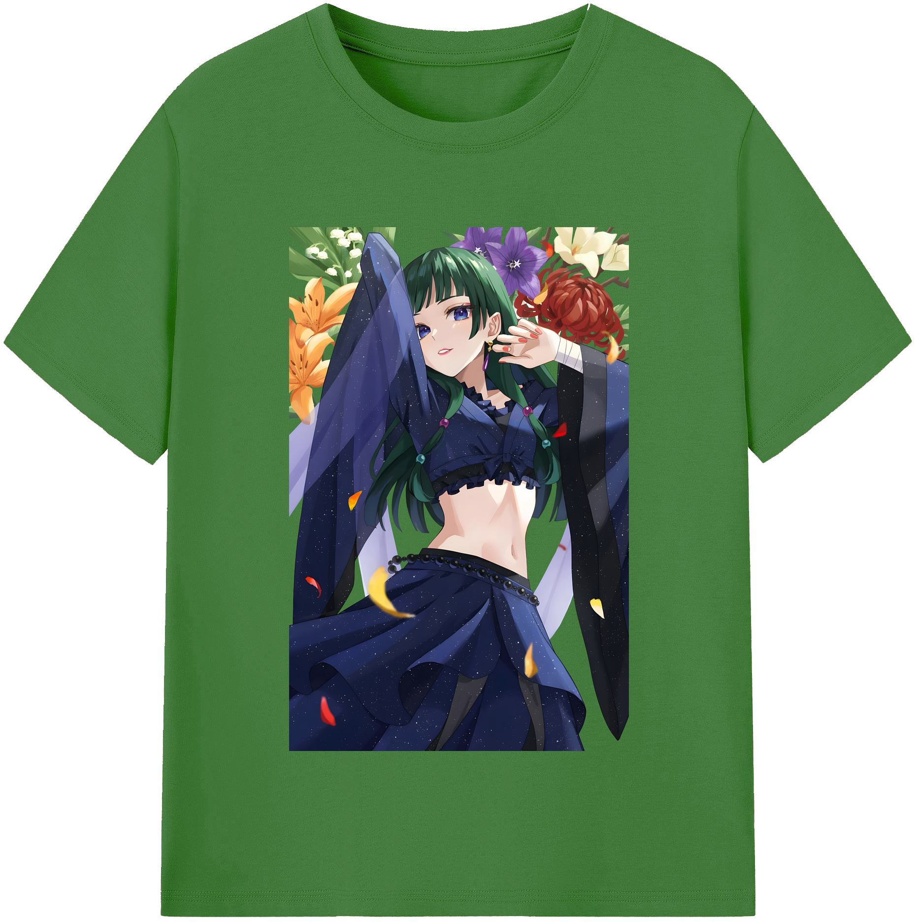 （画像用） 薬屋のひとりごと The Apothecary Diaries レディースカジュアルプリントTシャツ（綿100％）